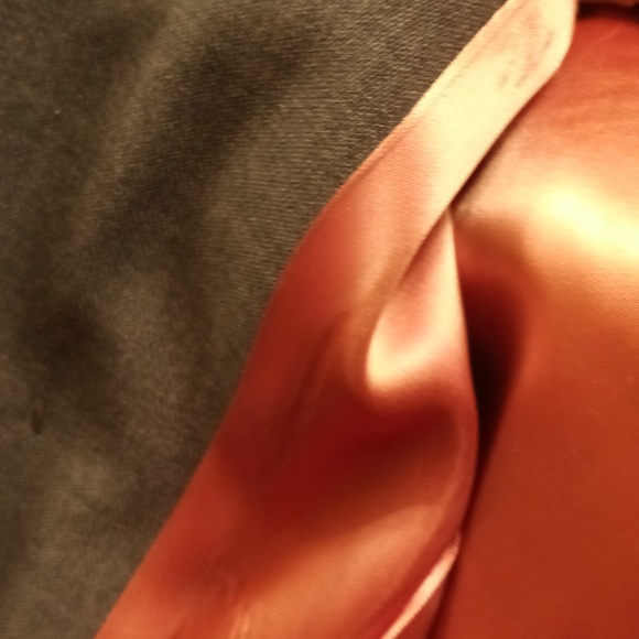 Classic Doublebreasted coat with real mink grey collar, satin lining, coat, 12 - Picture 11 of 11